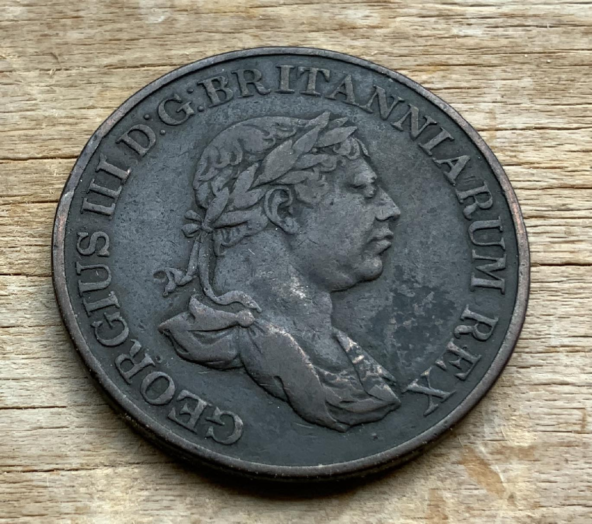 1815 Ceylon 1 Stiver coin C308